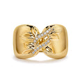 Bild in Galerie-Betrachter laden, D Flawless Diamond Ring set in 18K Yellow Gold
