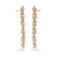 Load image into Gallery viewer, D Flawless Diamond Earrings set in 18K Yellow Gold
