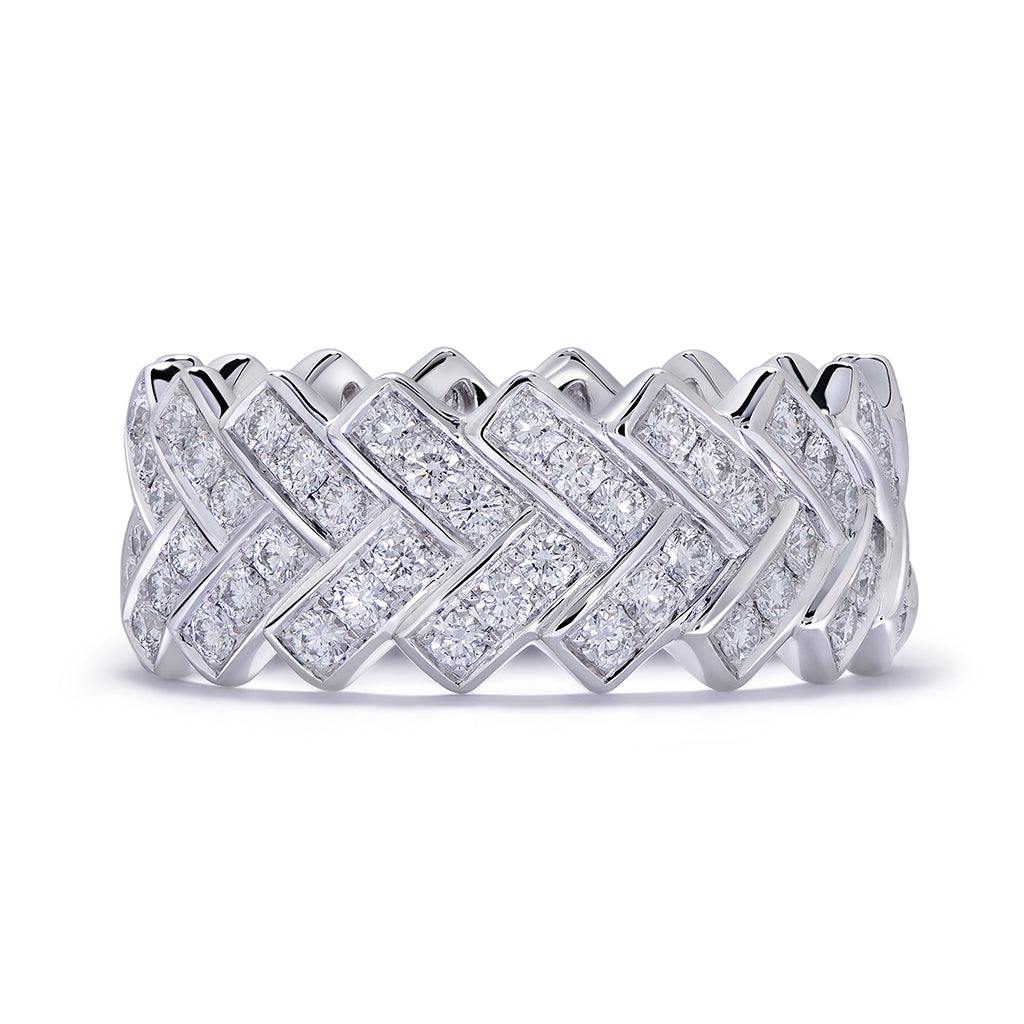 D Flawless Diamond Ring set in Platinum