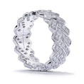 Load image into Gallery viewer, The Chevron D Flawless Diamond Ring set in Platinum
