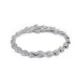 Bild in Galerie-Betrachter laden, D Flawless Diamond Bracelet set in 18K White Gold
